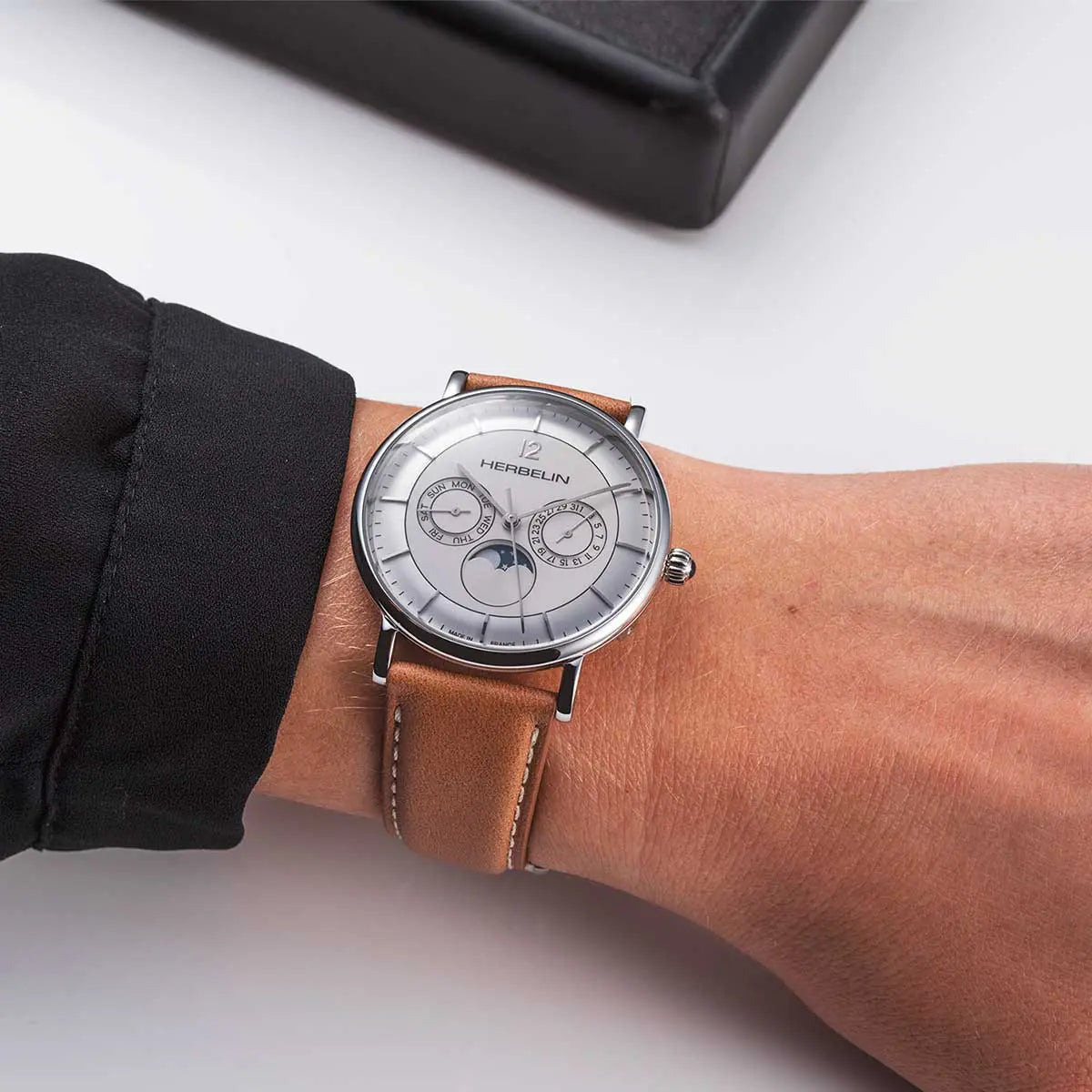 Montre Herbelin Inspiration Phase de Lune 12747AP12