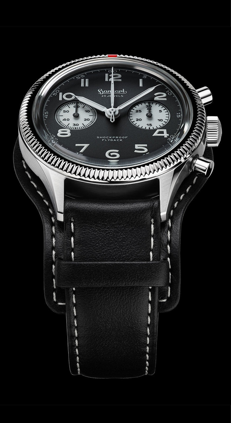 Montre Hanhart 417 ES Flyback Panda - 1954 - H721.211-7010