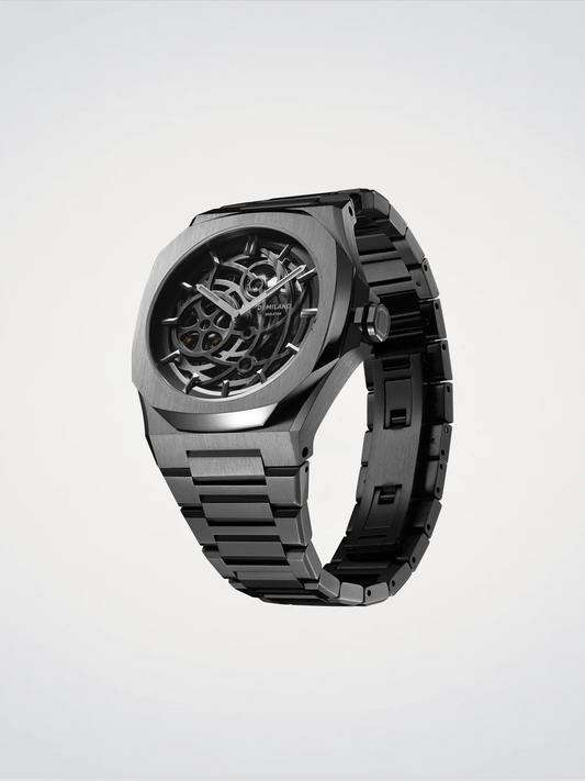 D1 Milano Skeleton Gun Metal SKBJ11