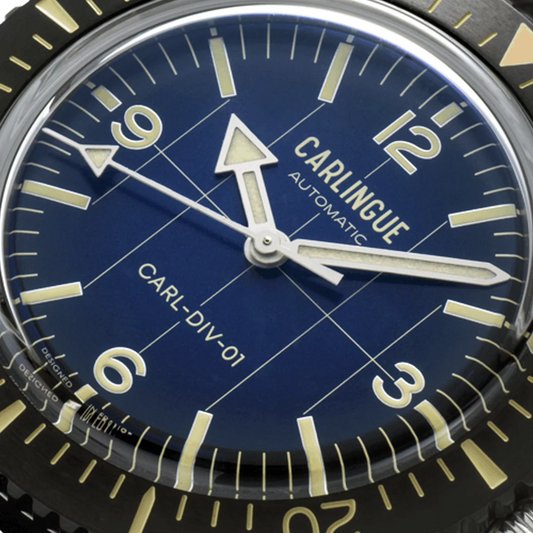 Montre CARLINGUE Diver 01 Bleu CT-001-C