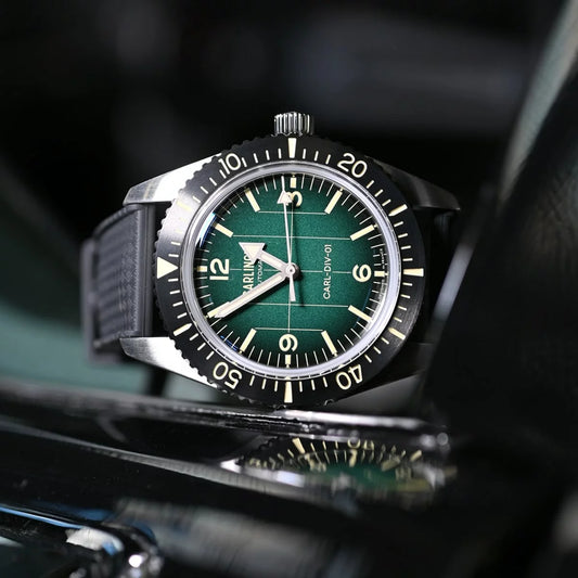 Montre CARLINGUE Diver 01 Vert CT-001-D