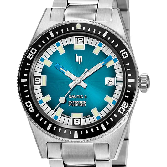 Montre LIP Nautic 3 Expédition 7e Continent 670096