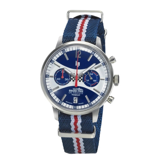 Montre Lip Rallye Méca-Quartz Chronographe « Grand Prix de France Historique » 670065