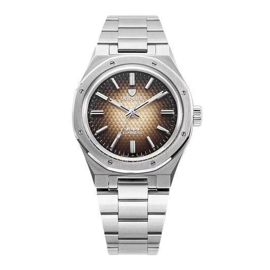 Montre Nivada Grenchen F77 Brown Smoked No Date 68002A77