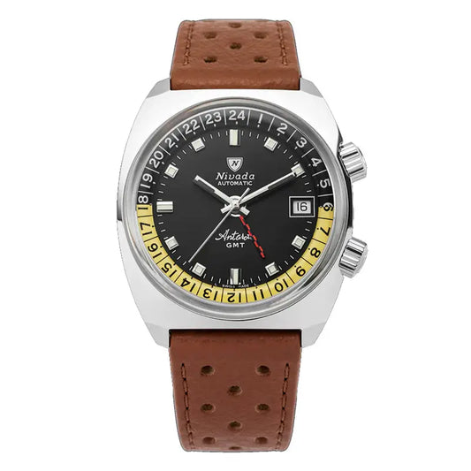 Montre Nivada Grenchen Antarctic GMT Black 32043A