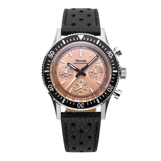 Montre Nivada Grenchen Chronoking Mecaquartz Salmon 87043