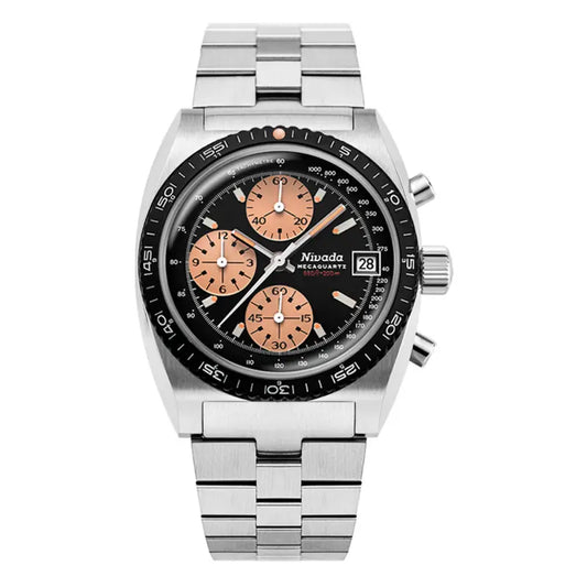 Montre Nivada Grenchen Chronosport Mecaquartz Salmon 77002Q