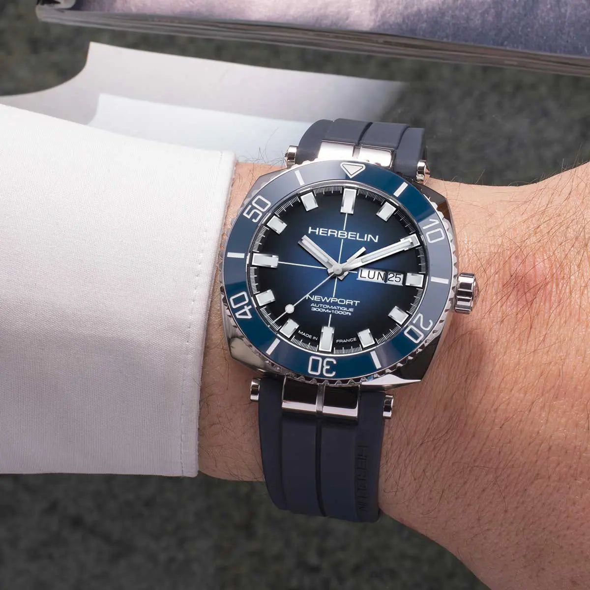 Montre Herbelin Newport Diver Automatic 1774BL15CB