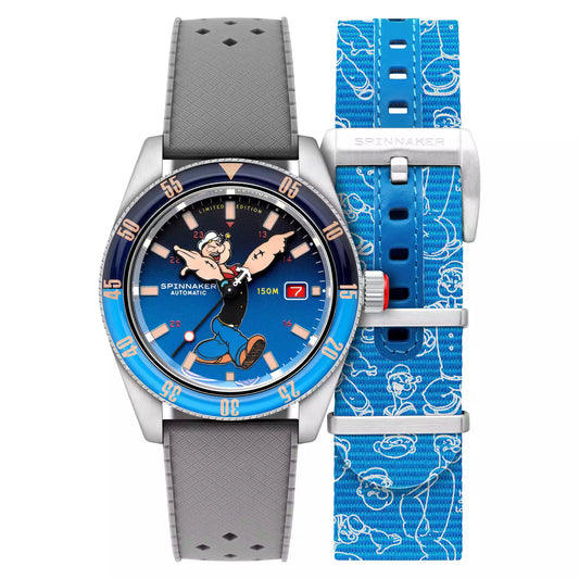 Spinnaker SP-5161-02 Popeye Blue Bronemies Automatic Limited Edition