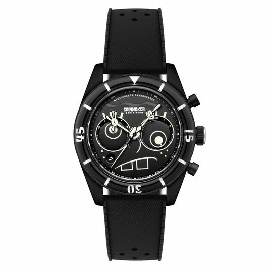 Montre Spinnaker x Bob L'Éponge Fleuss Chronographe Eyedial Eye Spy Black