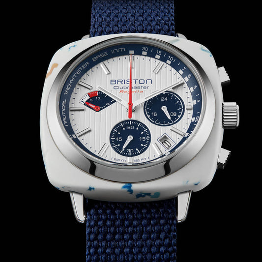 Montre Briston Clubmaster Regatta x Les Plus Belles Baies du Monde - Blanc 251542.SP.W.2