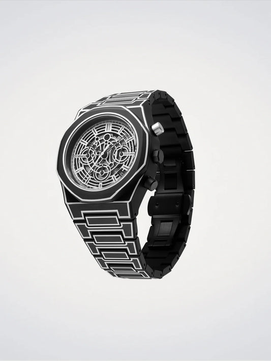 Montre D1 Milano Black Sketch Polychrono D1-PHBJ14