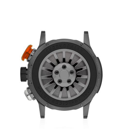 Montre Edox Chronorally Automatique 45mm Orange 01129-TNGOCA-ONB