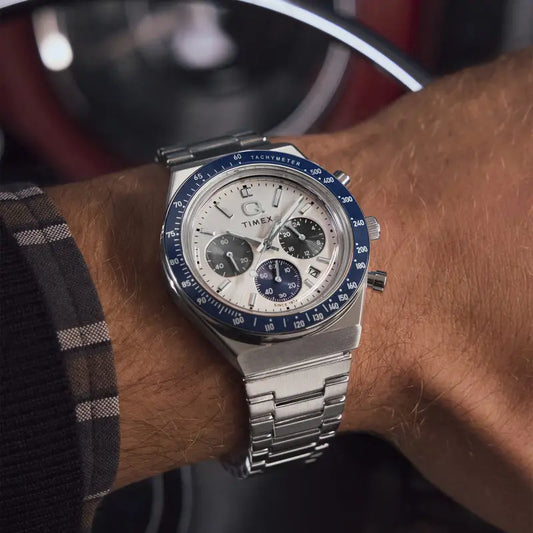 Montre Q Timex Chronograph 40mm TW2Y36200