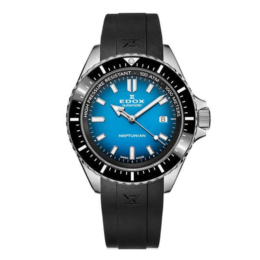 Montre Edox Neptunian Automatique Bleue 80120-3NCA-BUIDN