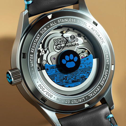 Montre AVI-8 Hawker Hurricane Kent Peanuts Snoopy Flying GMT Cream Brigade AV-4136-03