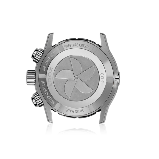 Montre Edox CO-1 Chronographe Quartz Bleue 10242-TIN-BUIN