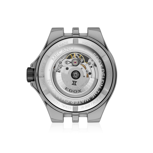 Montre Edox Delfin Original Mecano Grise 85303-357GNM-NGN