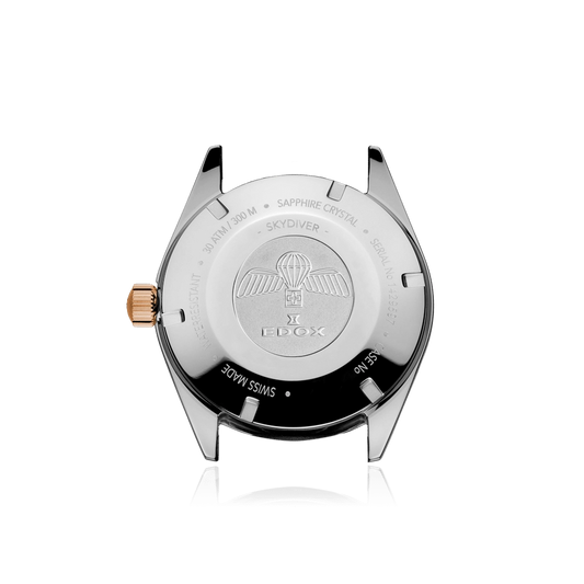 Montre Edox Skydiver 38mm Violette 80131-357RNRM-VIO