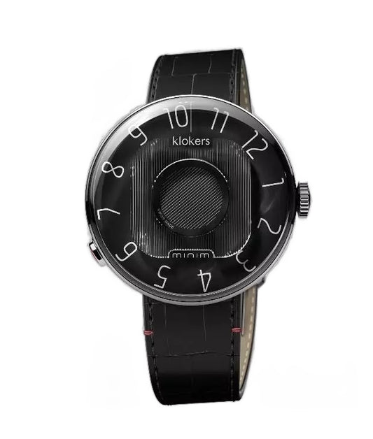 Montre Klokers KLOK 08 black Ø39 Minim + bracelet offert nato sable