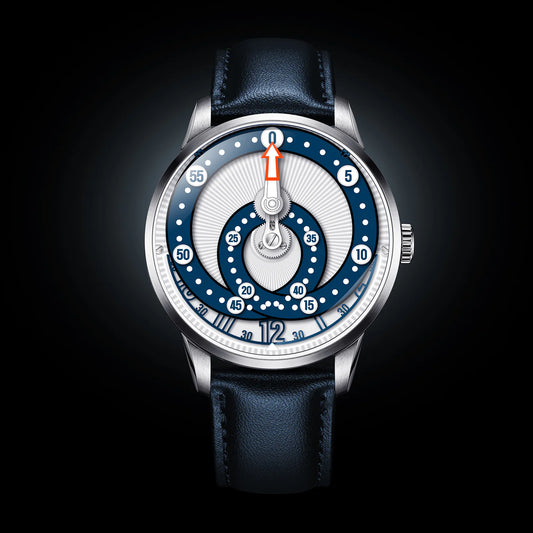 Montre Mandetbrote Secret Orbital Blue Flow