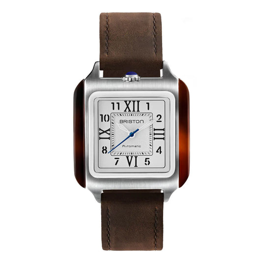 Montre Briston Streamliner Kennedy Auto 36 Tortoise Blanche 251936.SA.T.2.C