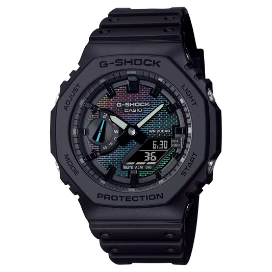 Montre Casio G-Shock Capsule Rainbow Brick Wall GA-2100RW-1AER
