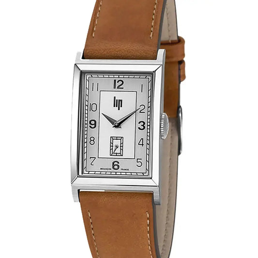 Montre LIP Churchill T24 Silver Bracelet marron 671276