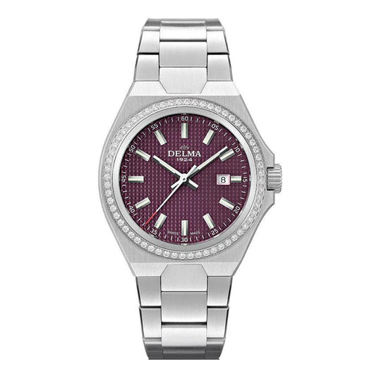 Montre Delma Midland 34mm Purple 41711.627.1.211