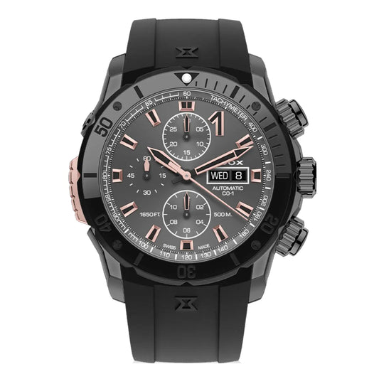 Montre Edox CO-1 Chronographe Automatique 01128-37GNRCA-GNR