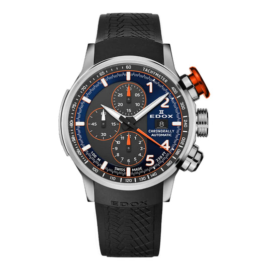 Montre Edox Chronorally Automatique 45mm 01129-TOCA-BUGO