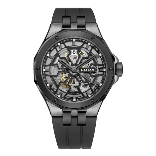 Montre Edox Delfin Original Mecano Noire 85303-357GN-NGN