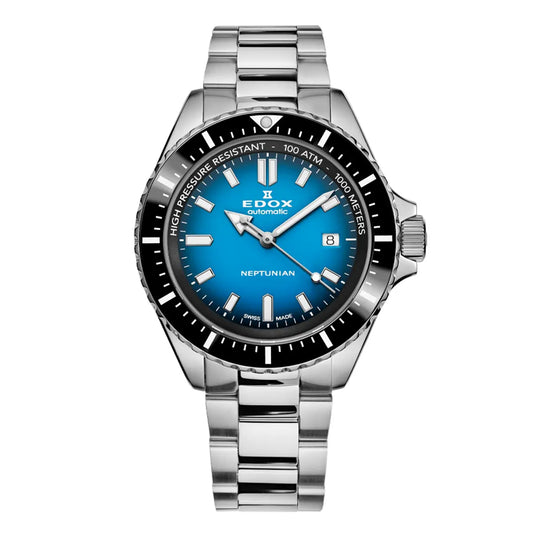 Montre Edox Neptunian Automatique Bleue 80120-3NM-BUIDN