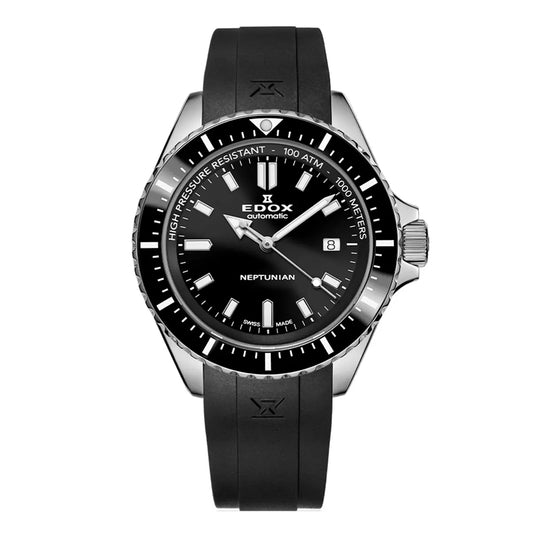 Montre Edox Neptunian Automatique Noire 80120-3NCA-NIN