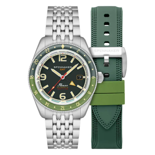 Montre Spinnaker Fleuss GMT Automatic "Forest Green" SP-5120-44