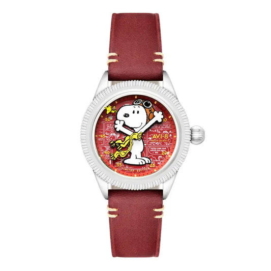 Montre AVI-8 Flyboy Airmaster 40 Meca-quartz Peanuts Snoopy Flying Ace Limited Edition AV-4138-02