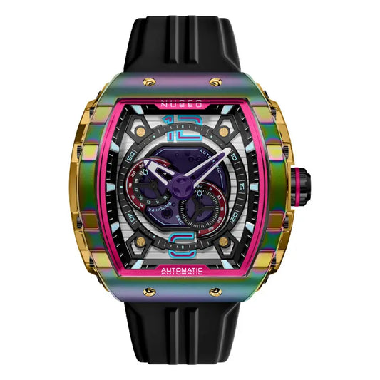 Montre Nubeo Magellan 24H Automatic Iridescent Gold NB-6087-03