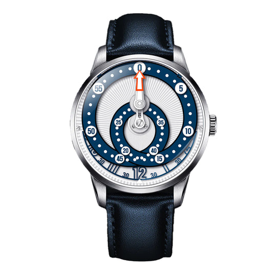 Montre Mandetbrote Secret Orbital Blue Flow