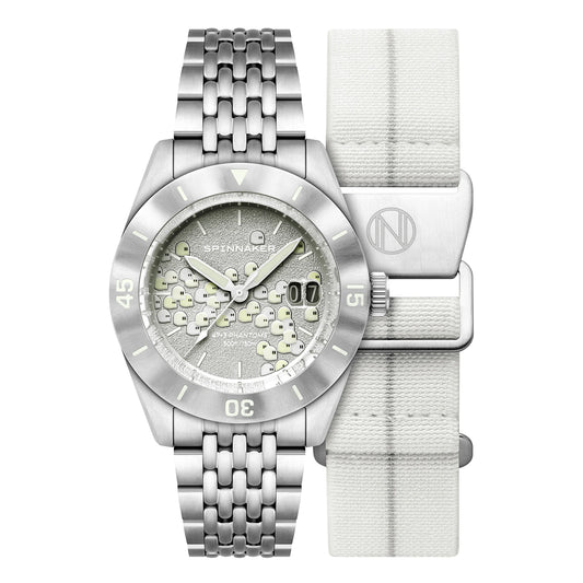 Montre Spinnaker X Seconde/Seconde/ 43mm Phantom White SP-5170-11B