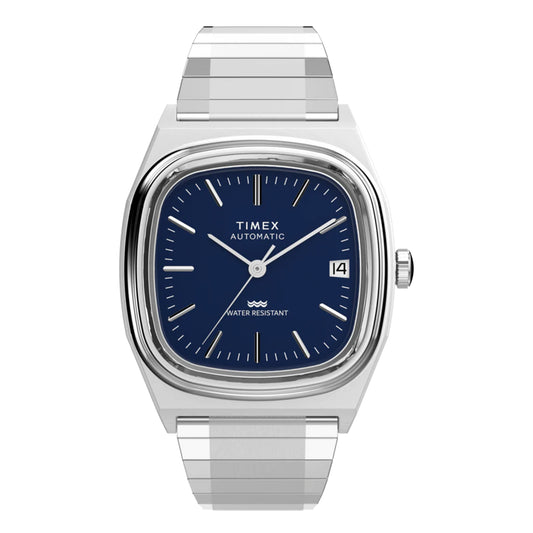 Montre Timex Automatic 1983 E Line Reissue Bleue TW2Y07400
