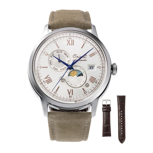 Montre Orient Bambino Sun & Moon 75e Anniversaire RA-AK0808S