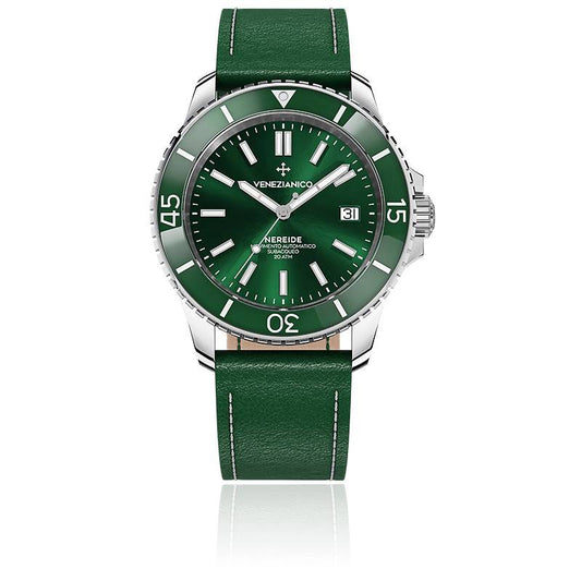 Montre Venezianico Nereide 423321501 Cuir Vert image1