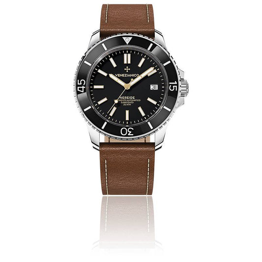 Montre Venezianico Nereide Noire 42 3321505 Cuir image1