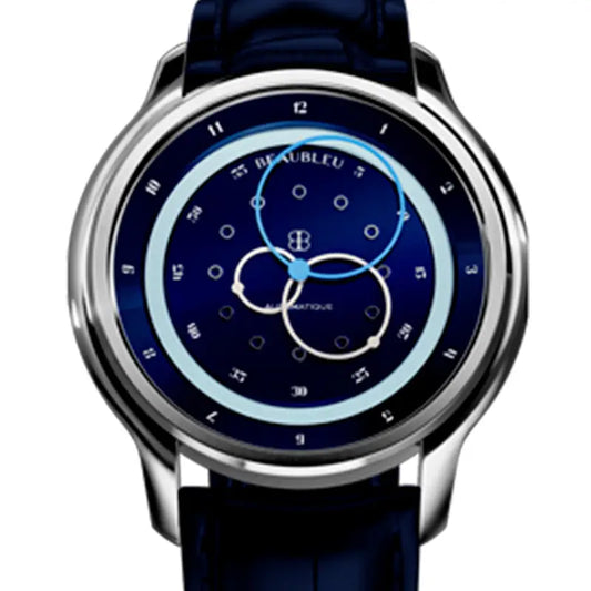 Montre Beaubleu Vitruve GMT Bleu B03-GMT-B-Blue image2