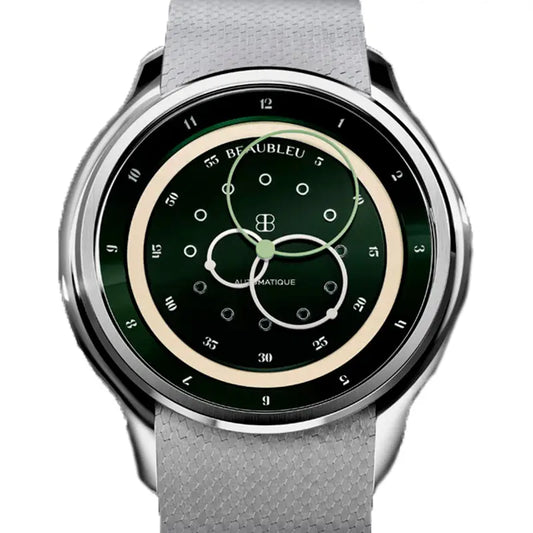 Montre Beaubleu Vitruve GMT Vert B03-GMT-G-Steel image2