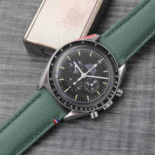 Bracelet Montre Avel & Men Toile Port Louis Vert Tempête