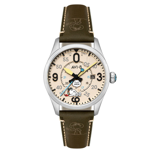 Avi-8 Spitfire Smith Automatic Snoopy Peanuts Flying Ace Pilot Error Deserted