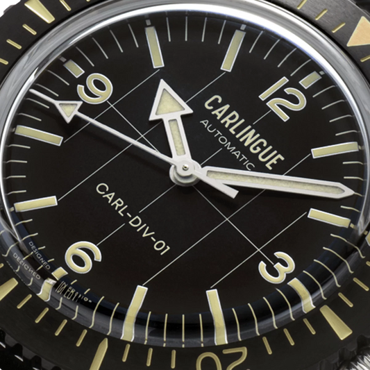 Montre CARLINGUE Diver 01 Noir CT-001-B