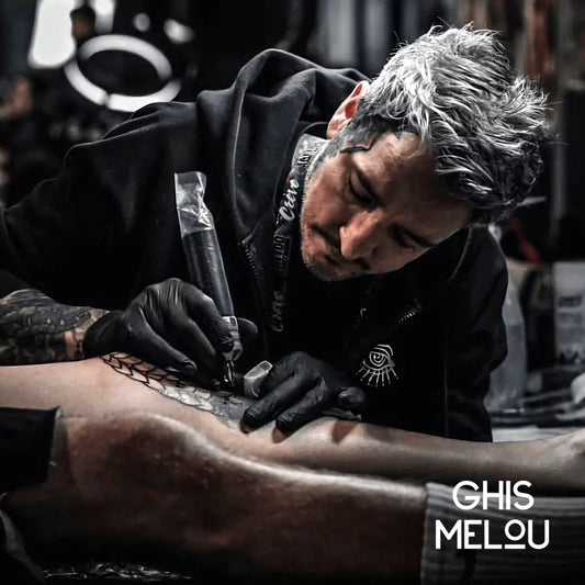 Bracelet Montre CARLINGUE cuir imprimé - Old School Eagle Tattoo X Ghis Melou EAGLE20