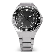 Montre Micromilspec Dualtimer Pilot GMT Black Dial